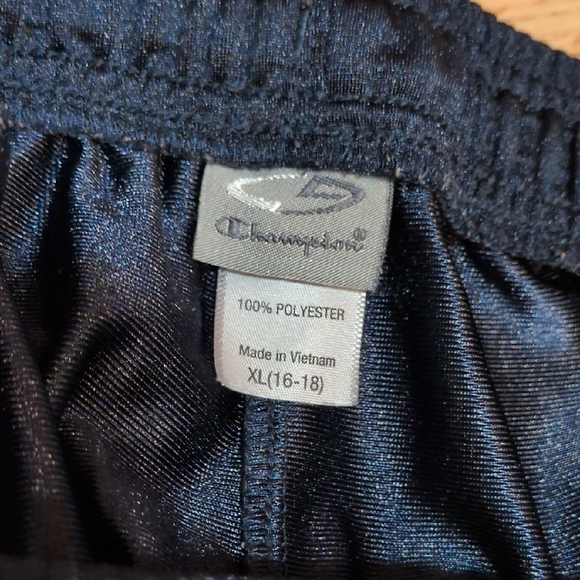 Champion Kids Black and Navy Athletic Pants Set W/ Orange Grey & Green Accents - Picture 2 of 11